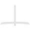 Ekena Millwork Bellingham Architectural Grade PVC Gable Bracket, 108"W x 72"H x 4"D x 6"F, 16/12 Pitch GBP108X72X0406BEL00 - alternate 5